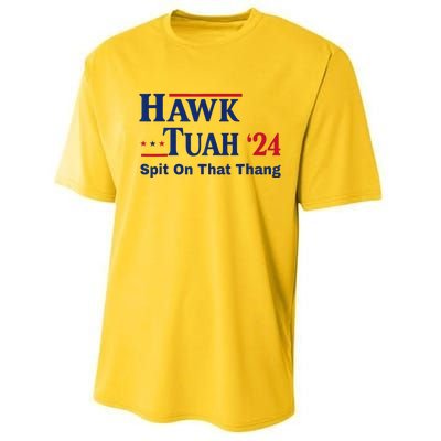 God Bless The Usa American Patriotic Eagle Superhero Designhawk Tuah 2024 Funny Performance Sprint T-Shirt