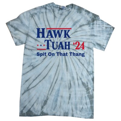 God Bless The Usa American Patriotic Eagle Superhero Designhawk Tuah 2024 Funny Tie-Dye T-Shirt