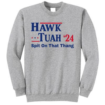 God Bless The Usa American Patriotic Eagle Superhero Designhawk Tuah 2024 Funny Sweatshirt