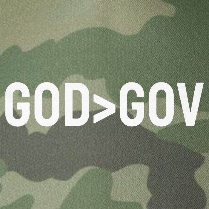 God Bigger Than Gov GOD Over GOV Christian Legacy Tie Dye Trucker Hat