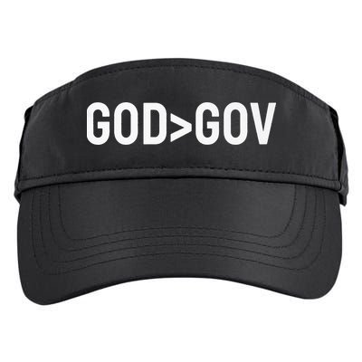 God Bigger Than Gov GOD Over GOV Christian Adult Drive Performance Visor