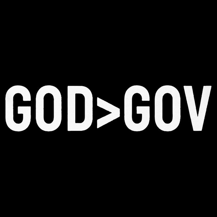 God Bigger Than Gov GOD Over GOV Christian Wool Snapback Cap