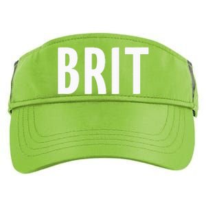 Great Britain Three Part Combo Design British Flag Part 2 Adult Drive Performance Visor