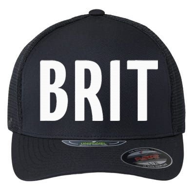 Great Britain Three Part Combo Design British Flag Part 2 Flexfit Unipanel Trucker Cap