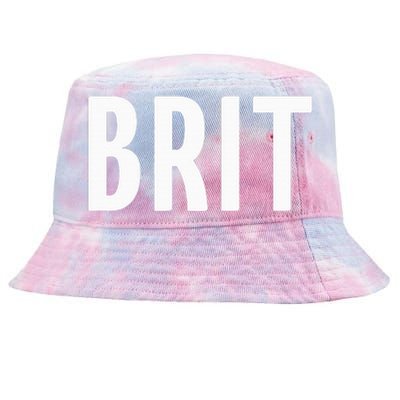 Great Britain Three Part Combo Design British Flag Part 2 Tie-Dyed Bucket Hat