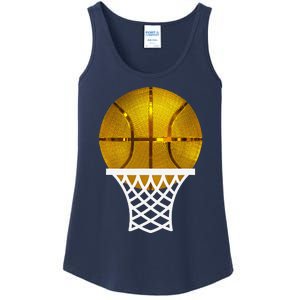 Gold Basketball Trophy Mvp Award Cool Basketball Player Ladies Essential Tank