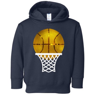 Gold Basketball Trophy Mvp Award Cool Basketball Player Toddler Hoodie