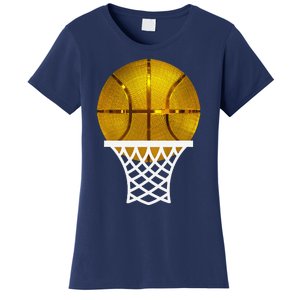 Gold Basketball Trophy Mvp Award Cool Basketball Player Women's T-Shirt