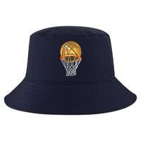 Gold Basketball Trophy Mvp Graphic Cool Comfort Performance Bucket Hat