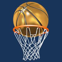 Gold Basketball Trophy Mvp Graphic 7 Panel Mesh Trucker Snapback Hat