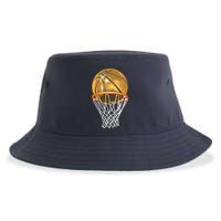 Gold Basketball Trophy Mvp Graphic Sustainable Bucket Hat