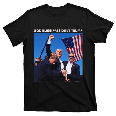 God Bless Trump Rally 2024 Strong Support T-Shirt