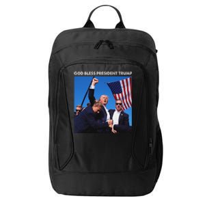 God Bless Trump Rally 2024 Strong Support City Backpack