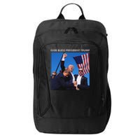 God Bless Trump Rally 2024 Strong Support City Backpack