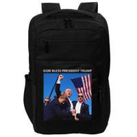 God Bless Trump Rally 2024 Strong Support Impact Tech Backpack