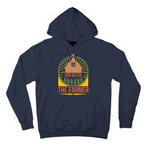 God Blese The Farmer Tall Hoodie