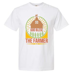 God Blese The Farmer Garment-Dyed Heavyweight T-Shirt