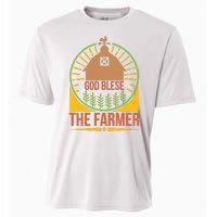 God Blese The Farmer Cooling Performance Crew T-Shirt