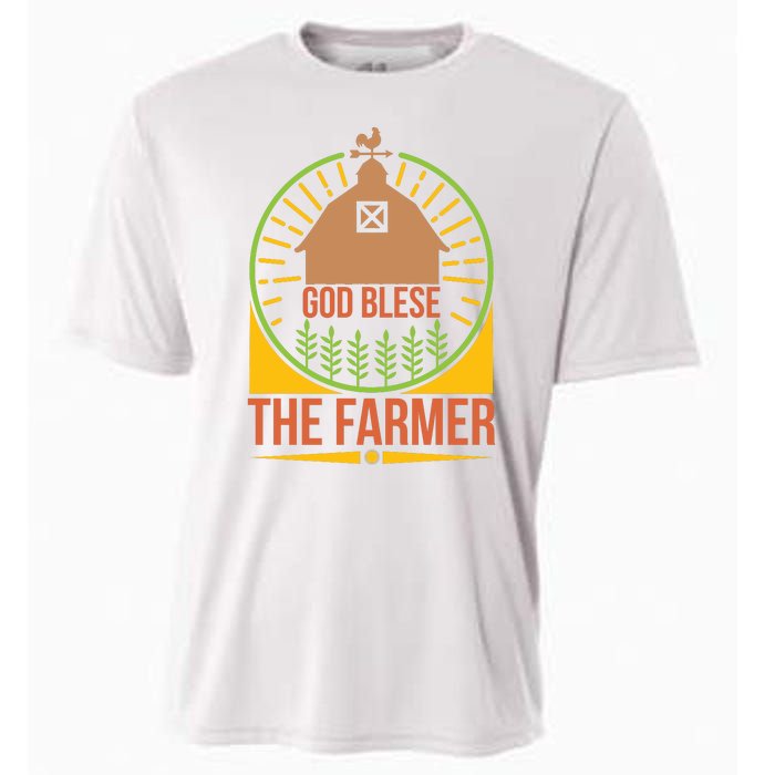 God Blese The Farmer Cooling Performance Crew T-Shirt