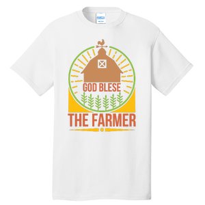 God Blese The Farmer Tall T-Shirt