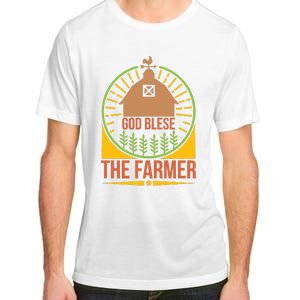 God Blese The Farmer Adult ChromaSoft Performance T-Shirt