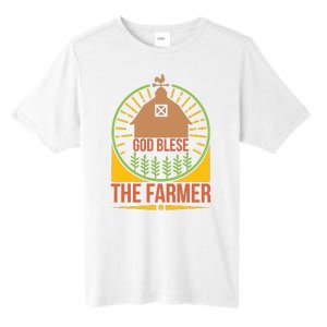 God Blese The Farmer Tall Fusion ChromaSoft Performance T-Shirt