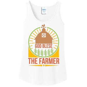 God Blese The Farmer Ladies Essential Tank