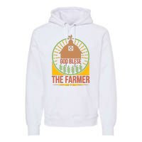 God Blese The Farmer Premium Hoodie