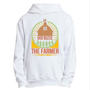 God Blese The Farmer Urban Pullover Hoodie