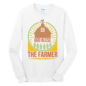 God Blese The Farmer Tall Long Sleeve T-Shirt