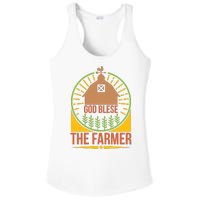 God Blese The Farmer Ladies PosiCharge Competitor Racerback Tank