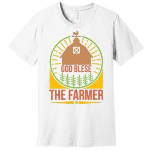 God Blese The Farmer Premium T-Shirt