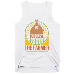 God Blese The Farmer Tank Top