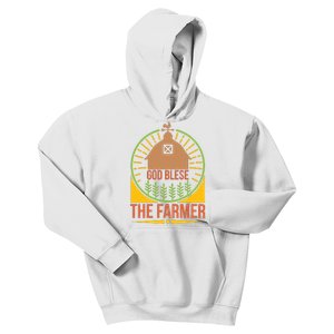 God Blese The Farmer Kids Hoodie