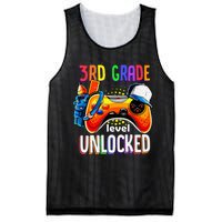 Gamer Back To School Gamepad 3rd Third Grade Level Unlocked Mesh Reversible Basketball Jersey Tank