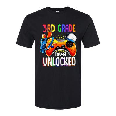 Gamer Back To School Gamepad 3rd Third Grade Level Unlocked Softstyle CVC T-Shirt