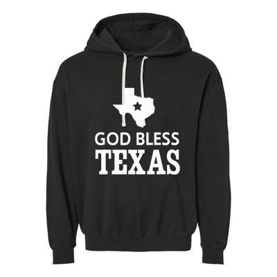 God Bless Texas Garment-Dyed Fleece Hoodie