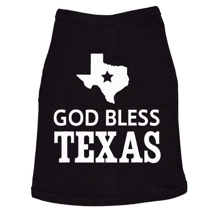 God Bless Texas Doggie Tank