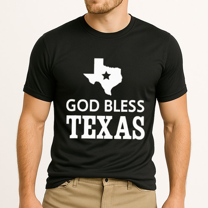 God Bless Texas Cooling Performance Crew T-Shirt