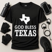 God Bless Texas Cooling Performance Crew T-Shirt