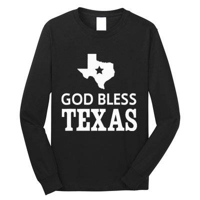God Bless Texas Long Sleeve Shirt