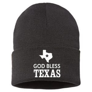 God Bless Texas Sustainable Knit Beanie