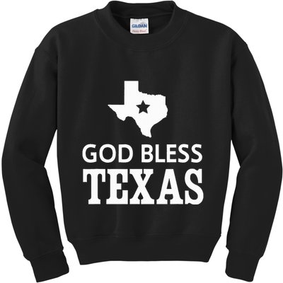 God Bless Texas Kids Sweatshirt