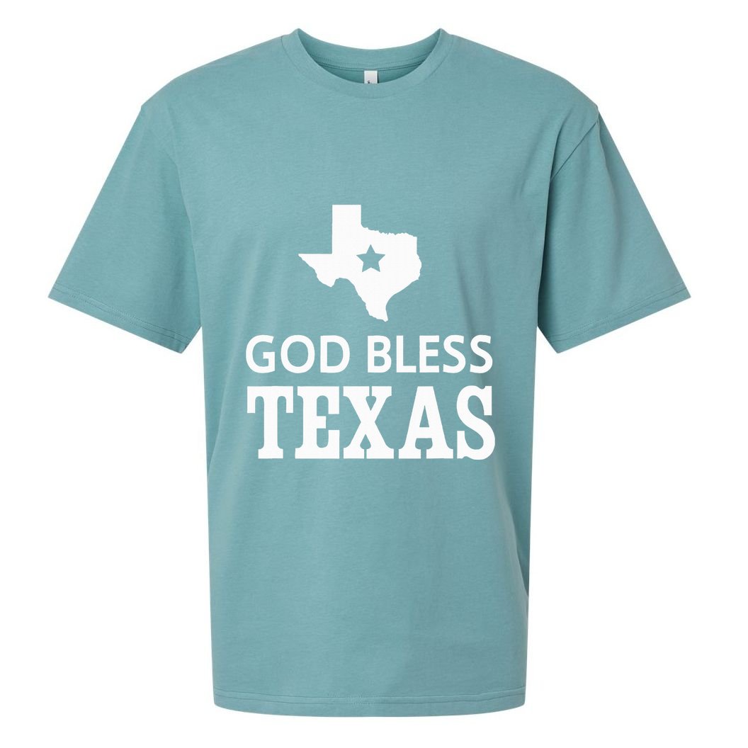 God Bless Texas Sueded Cloud Jersey T-Shirt