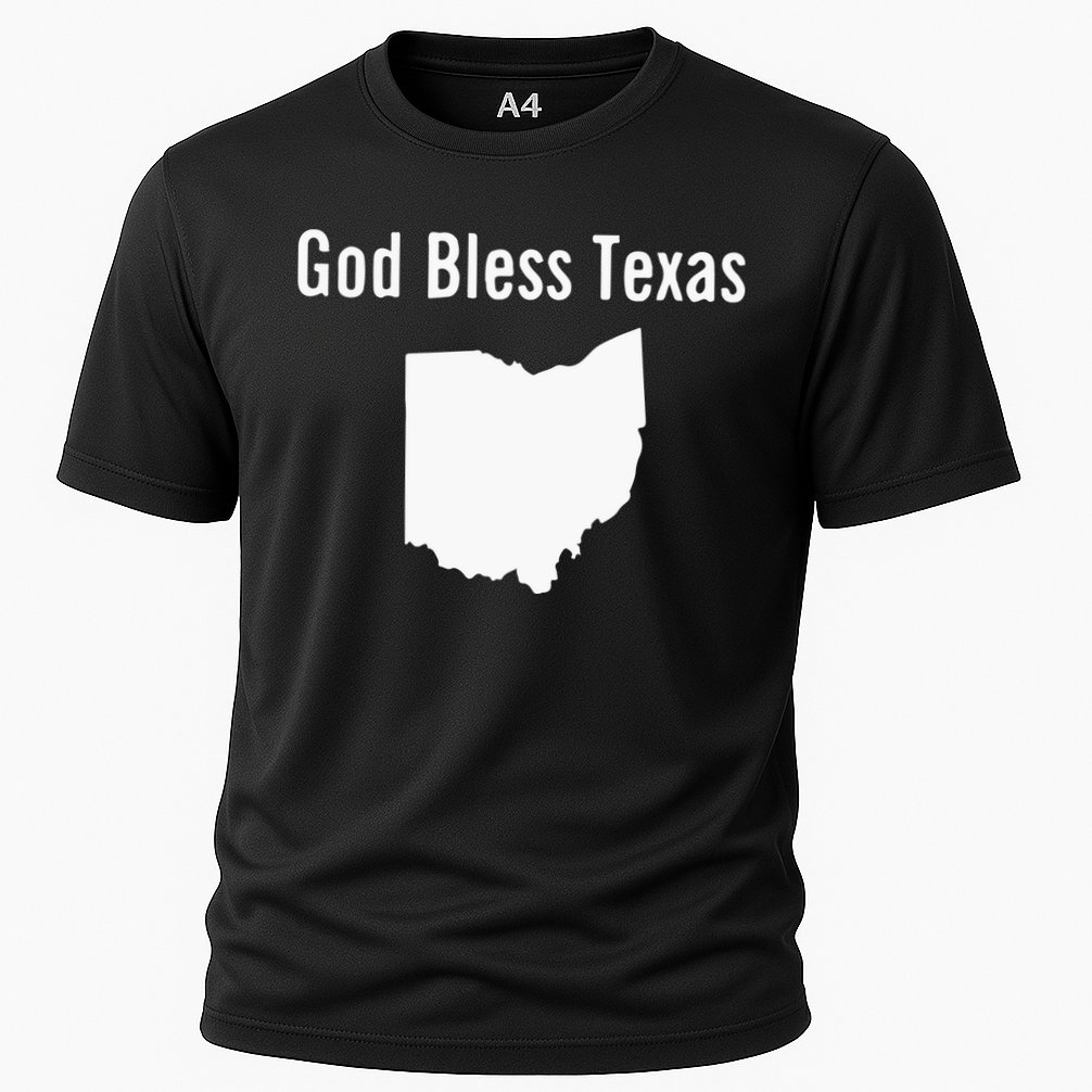 God Bless Texas Ohio Performance Shirt