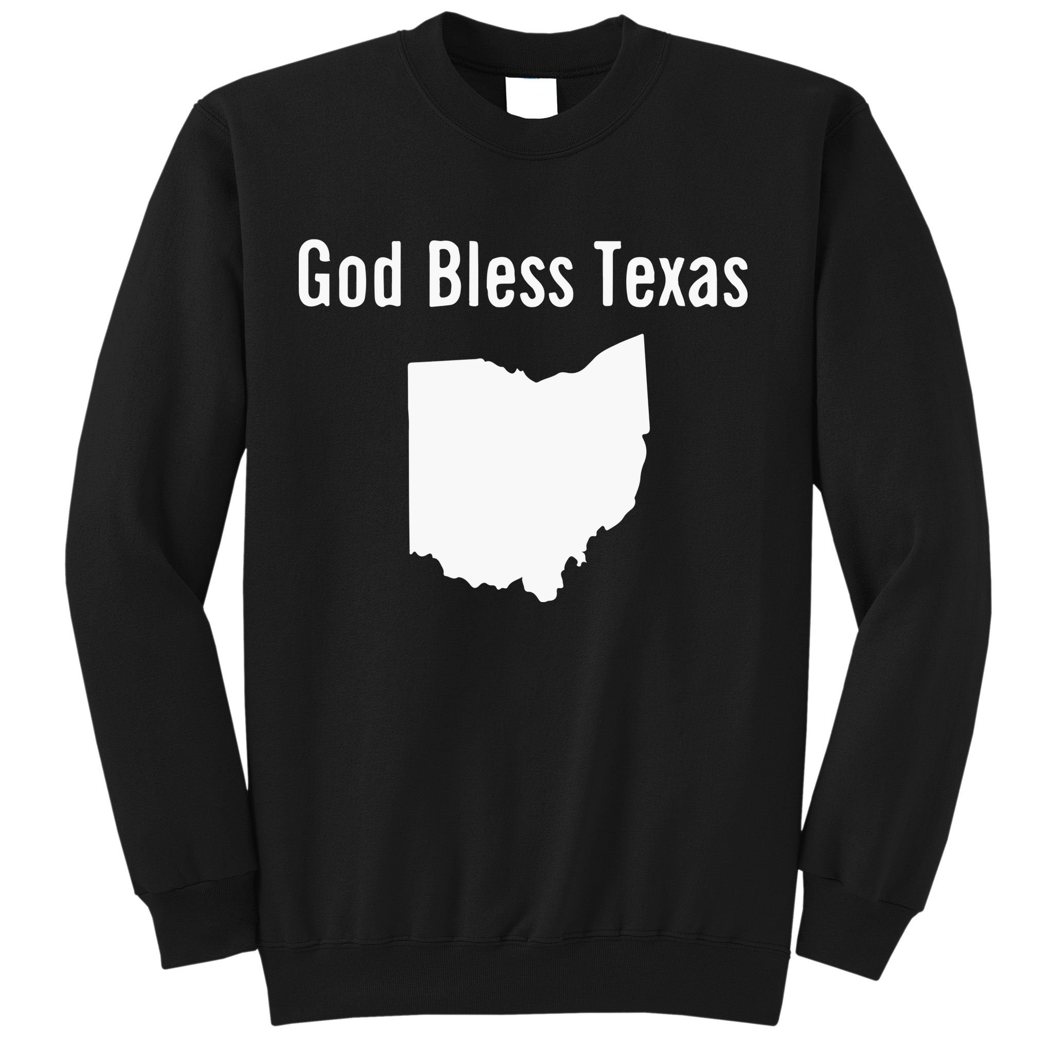 God Bless Texas Ohio Sweatshirt
