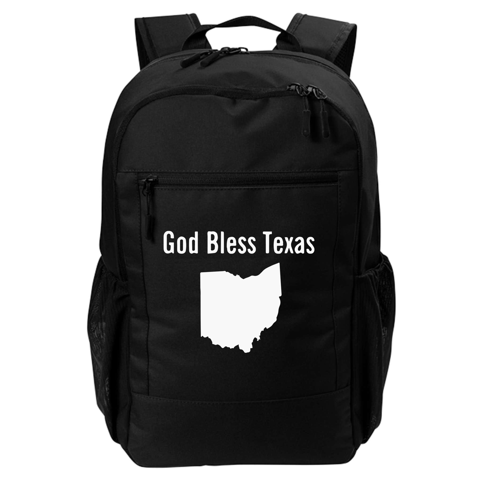 God Bless Texas Ohio Backpack