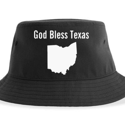 God Bless Texas Ohio Sustainable Bucket Hat