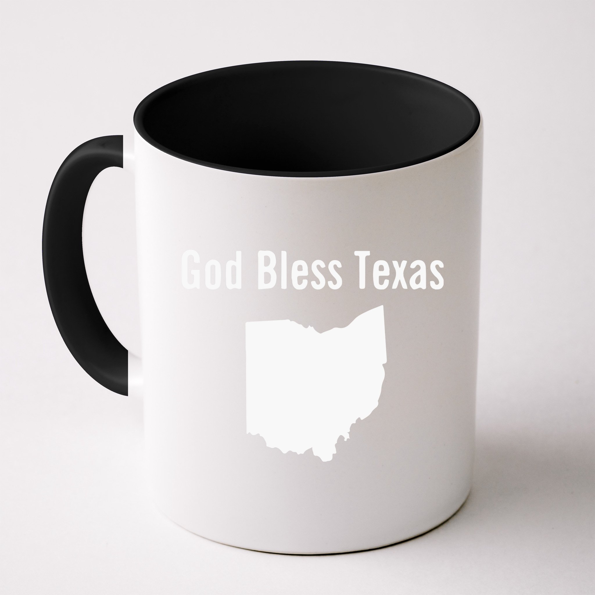 God Bless Texas Ohio Mug