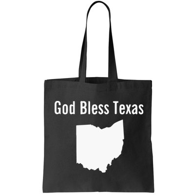 God Bless Texas Ohio Bag